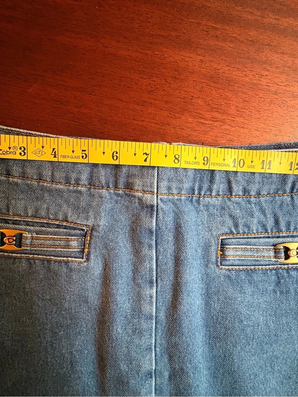Coach Bluejean skirt.